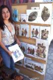 Diferentes técnicas de elaboración en la feria de artesanías de Otavalo