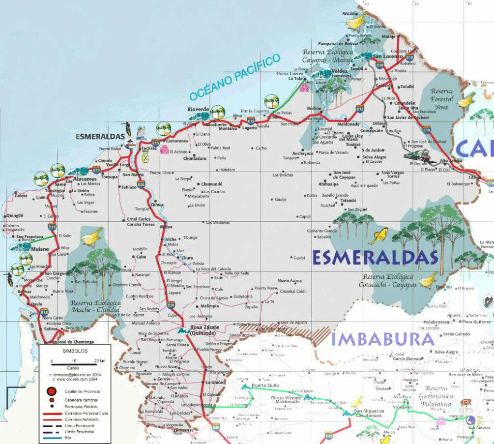 Map of San Lorenzo Esmeraldas