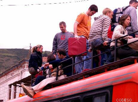 Estación delFerrocarril en Alausí