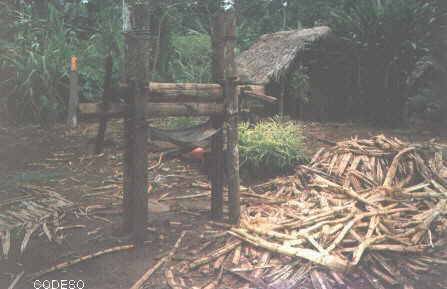 Trapiche artesanal para la caña  -  Comunidad Chiwias